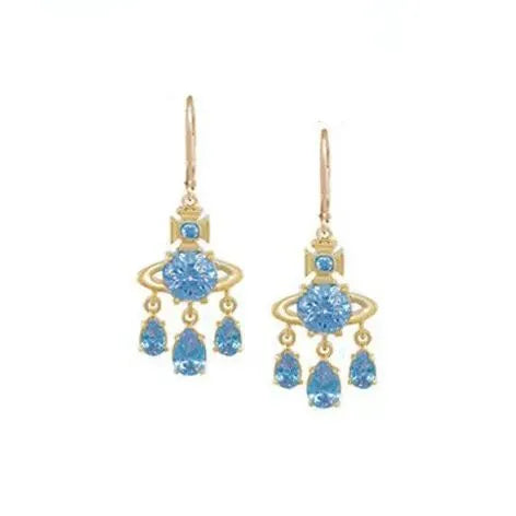 Celestial Drop Orb Earrings