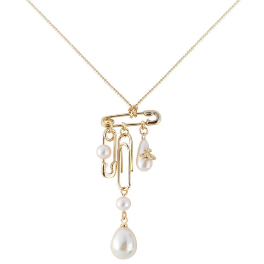 Jordan Long Pearl Necklace